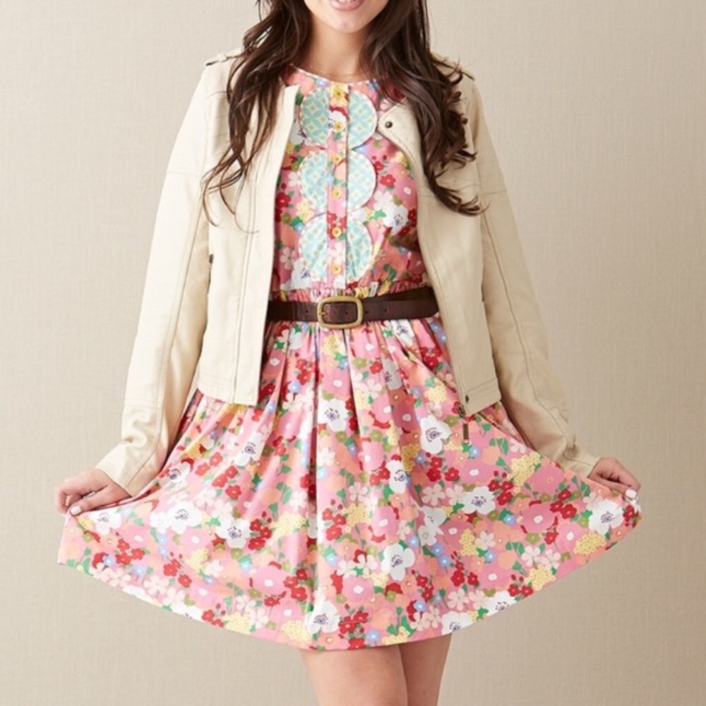 Matilda Jane Leah Sleeveless Floral Dress / S